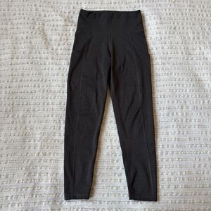 American Eagle Outfitters Gray High Waisted Athletic Leggings Size Small Petite